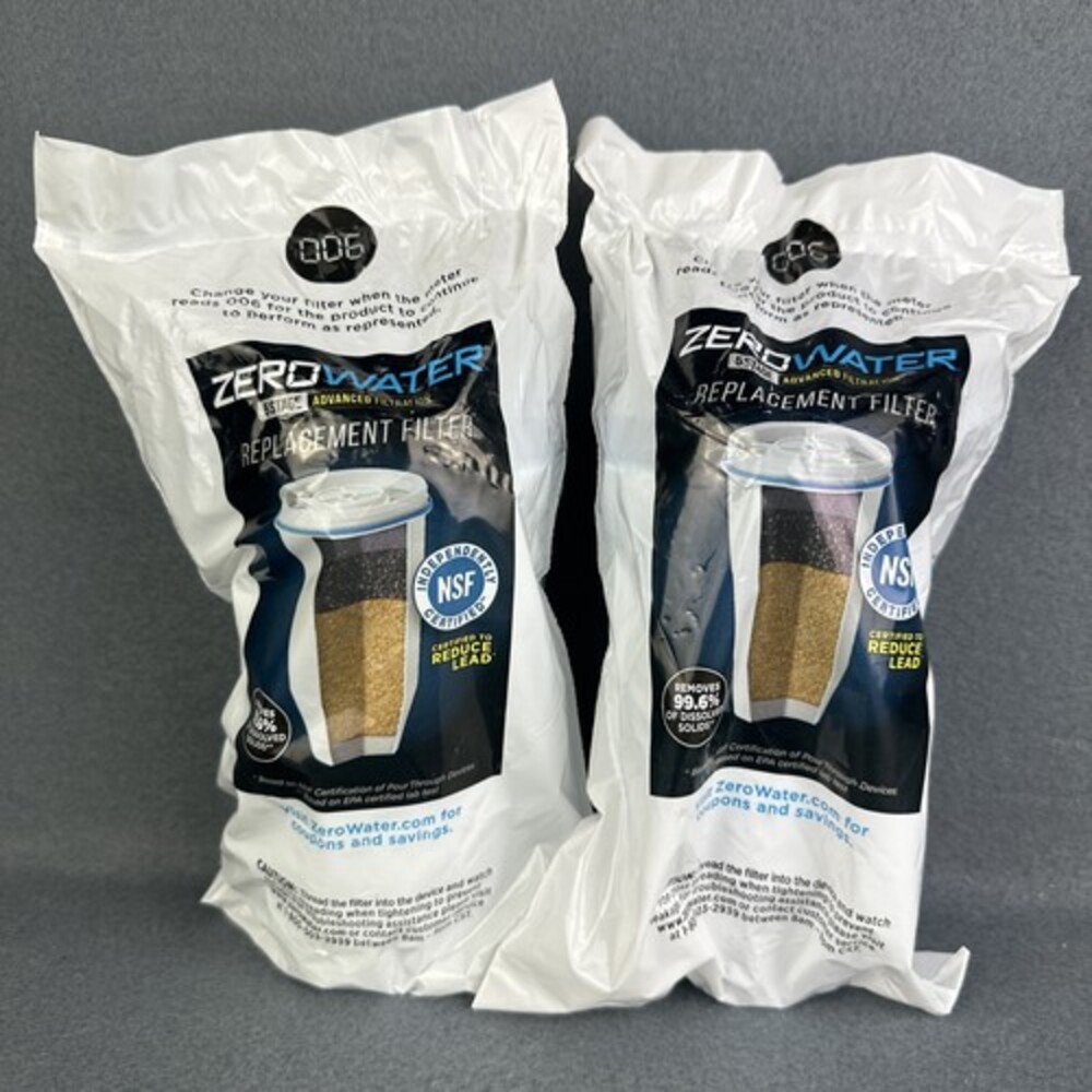 💦 Zero Water 5 Stage Replacement Filters 2-Pack ZeroWater ZR-006 New Sealed